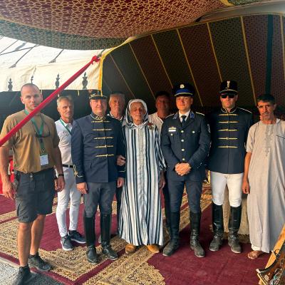 Official meeting in Morocco