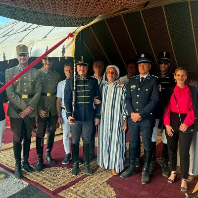 Hungarian Hussars in Morocco