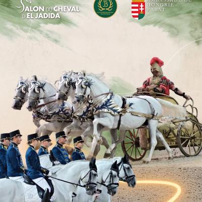 Szilvásvárad horse show on the poster of the Salon du Cheval d’El Jadida