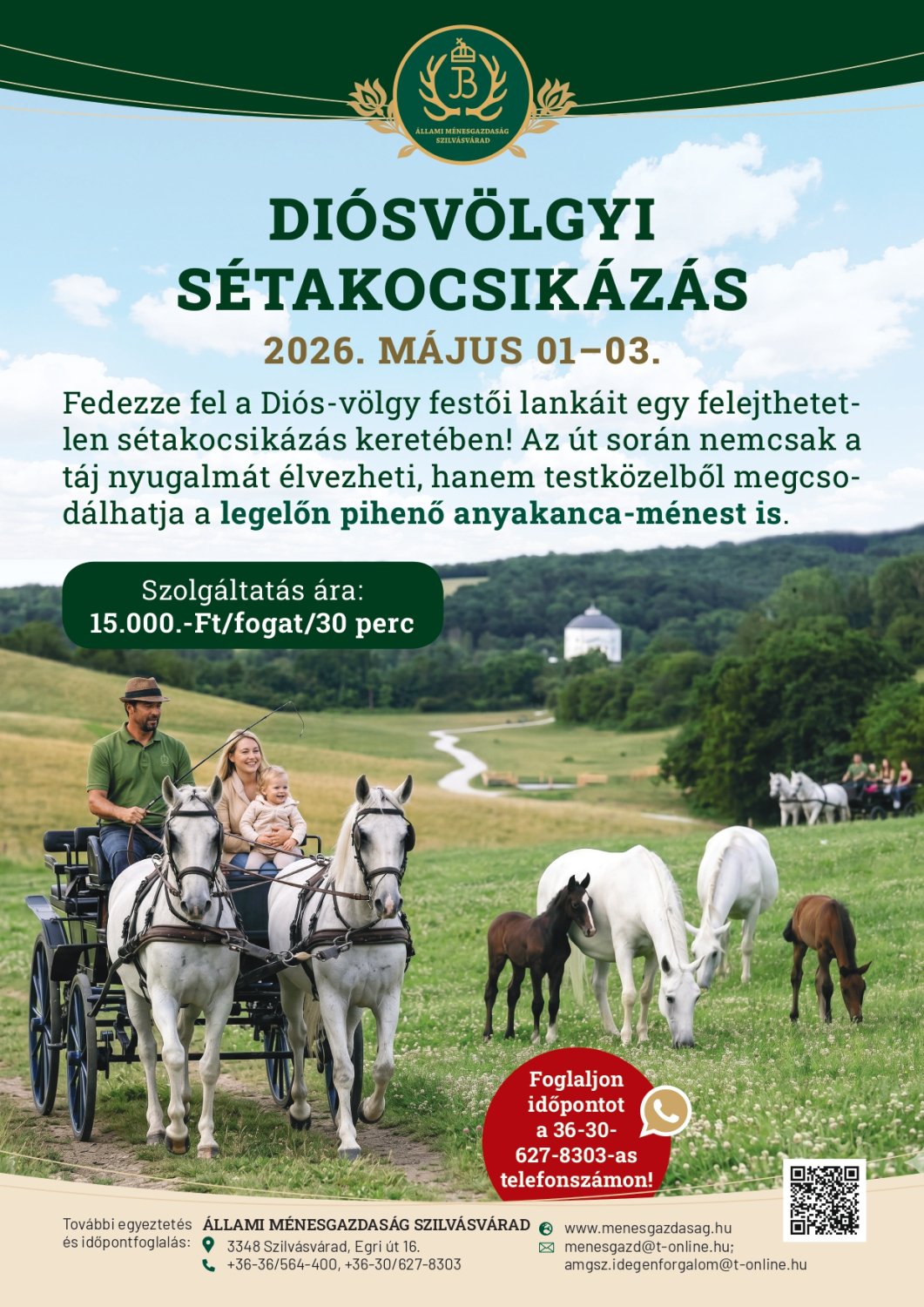 Foglaljon időpontot május első hétvégéjére! Lepje meg Édesanyját, Nagymamáját egy felejthetetlen ...