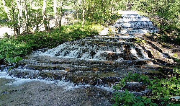 Fátyol Waterfall in Szalajka Valley