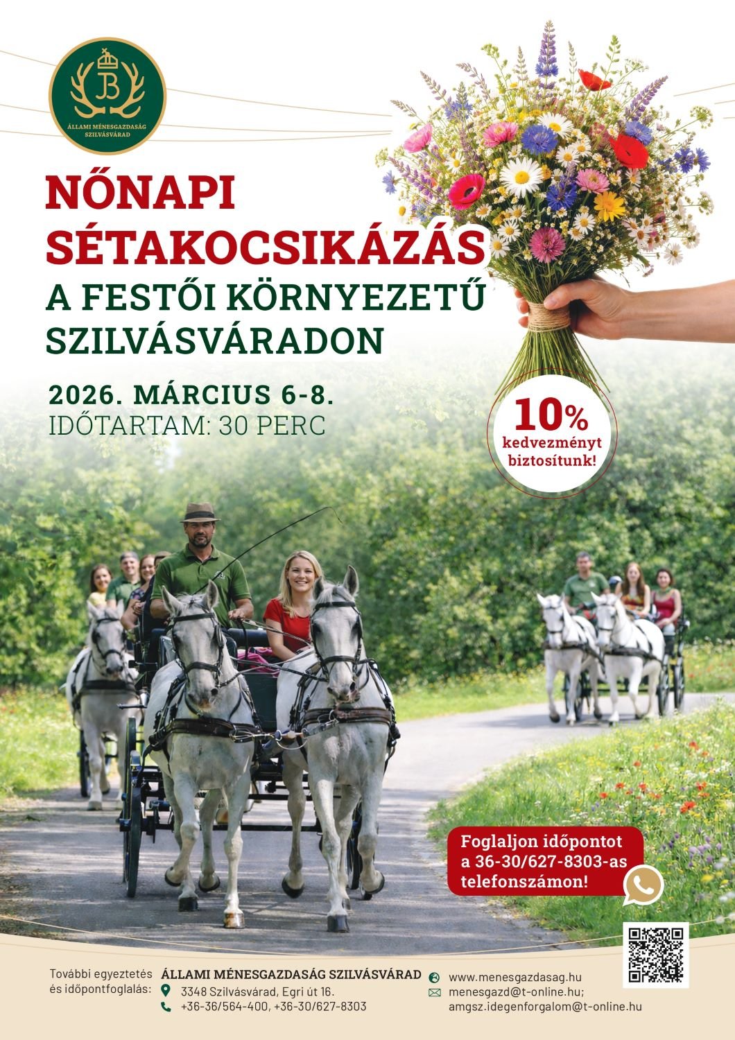 Special Women’s Day Offer in Szilvásvárad!&nbsp;
Between March 6–8, 2026, we are offering a 10% ...