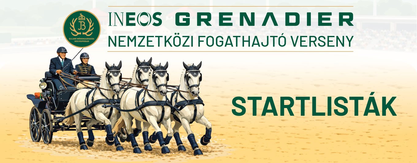 Nemzetközi Fogathajtó verseny plakátja